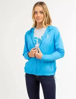 Ветровка U.S. Polo Assn. Metallic Logo, голубой