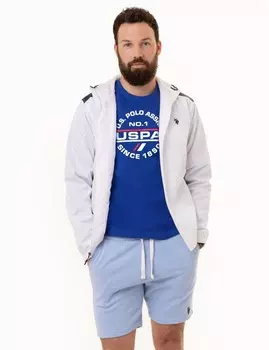 Ветровка U.S. Polo Assn. Uspa Sport Colorblock, белый