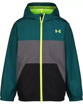 Ветровка Under Armour Kids Wintuck Color Block Windbreaker, цвет Hydro Teal