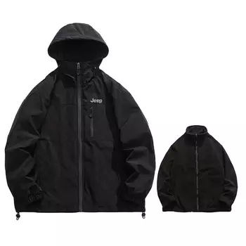 Ветровка унисекс Jeep, Water Wave Blue (Single Layer)