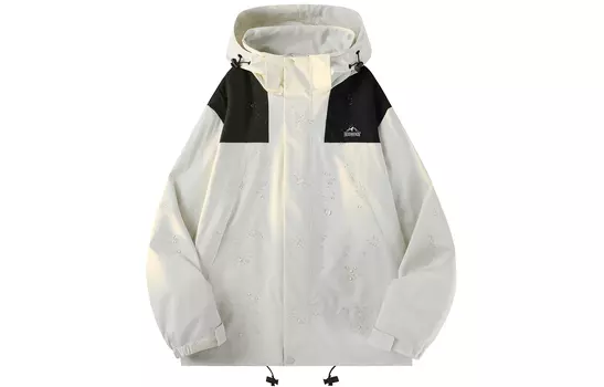 Ветровка унисекс Warrior Huichao Riding The Wind Collection, B Ivory White