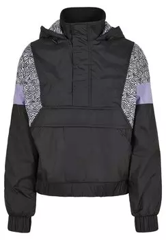 Ветровка Urban Classics СМЕШАННЫЙ, цвет black/zebra