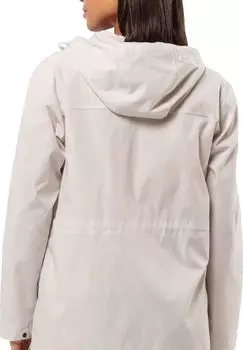 Ветровка «Ветер пустыни» с капюшоном, дышащая, женская Jack Wolfskin, цвет Sea Shell