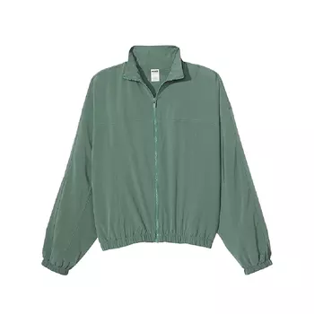 Ветровка Victoria's Secret Pink Tech Stretch Full-zip, зеленый