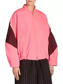 Ветровка Vola Dries Van Noten с цветными блоками, розовый