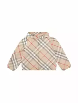 Ветровка в клетку Burberry, мультиколор
