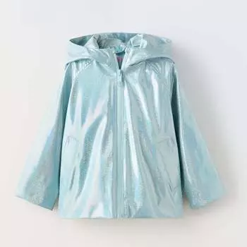 Ветровка Zara Summer Camp Shiny Water-repellent, голубой