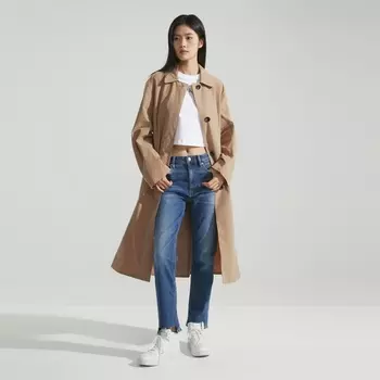 Ветровка женская Calvin Klein Jeans с лацканами, хаки