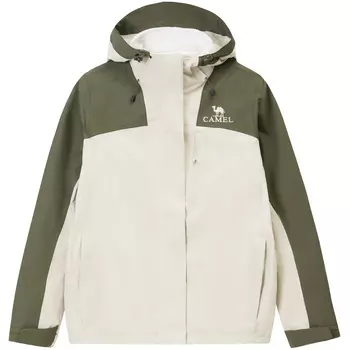 Ветровка женская CAMEL, Oat Gray/Dark Olive Green