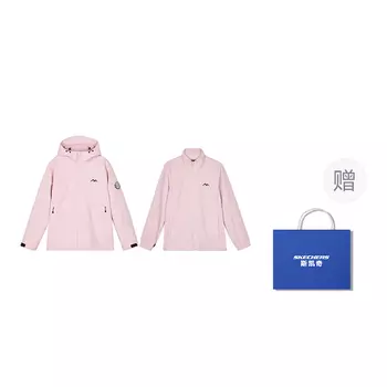 Ветровка женская Skechers, Gray Pink/01NX