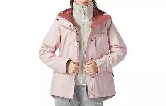 Ветровки женские розовый Columbia, розовый