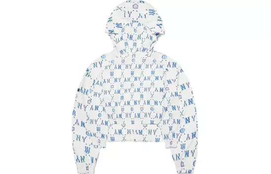 Ветровки женские с логотипом Base, белый Mlb