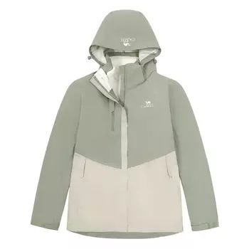 Ветровки женские всепогодные Camel, цвет Silver Green/Oatmeal Gray