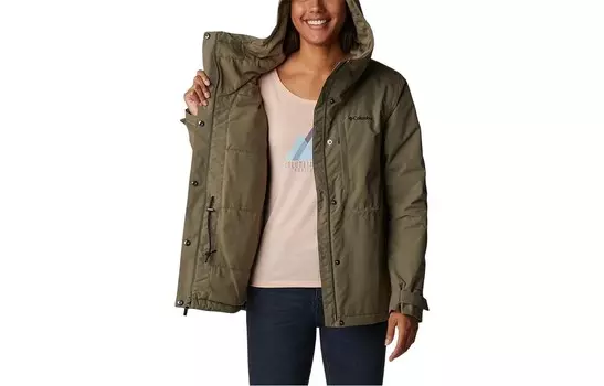 Ветровки женские зеленый Columbia