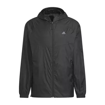 Ветрозащитная куртка Adidas Hooded, черный