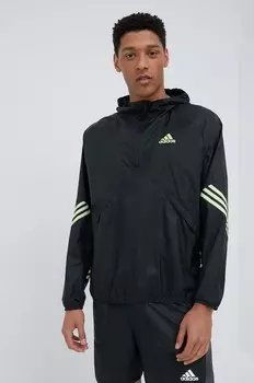 Ветрозащитная куртка adidas Performance, черный