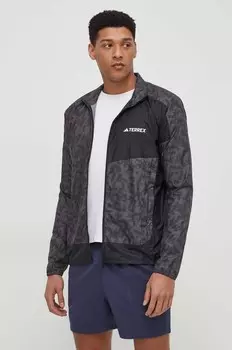 Ветрозащитная куртка adidas TERREX, коричневый