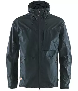 Ветрозащитная куртка Fjallraven High Coast с молнией во всю длину из переработанных материалов, синий