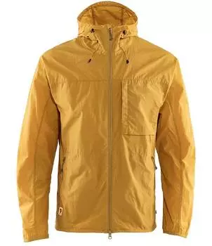 Ветрозащитная куртка Fjallraven High Coast с молнией во всю длину из переработанных материалов, желтый