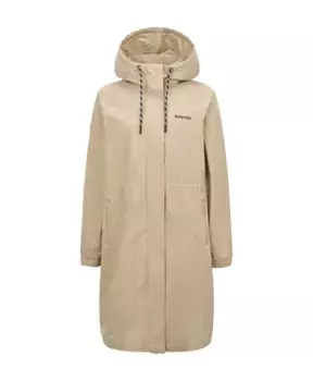 Ветрозащитная куртка с капюшоном и полоской с логотипом Duvetica, бежевый