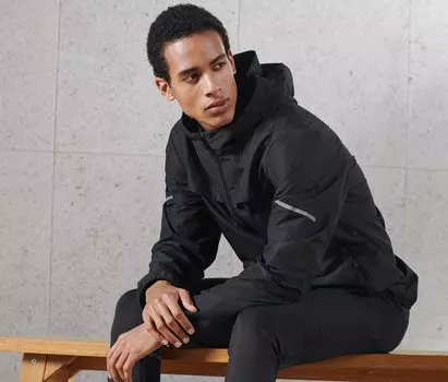 Ветрозащитная куртка Tchibo, черный