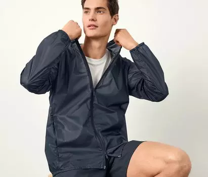 Ветрозащитная куртка Tchibo, темно-синий