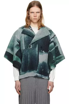 Ветрозащитная куртка Wind walk Homme Pliss Issey Miyake, серый