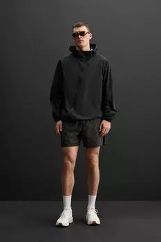 Ветрозащитная куртка ZARA, черный