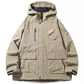 Ветрозащитная, водонепроницаемая, дышащая, морозостойкая и непромокаемая куртка-ветровка унисекс Jeep, серый