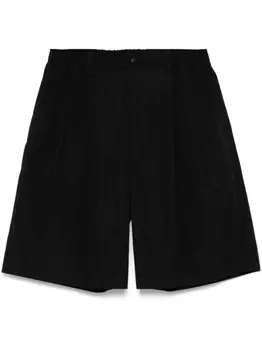 Ветрозащитные широкие шорты STEIN, черный