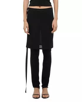 Ветрозащитный штаны Helmut Lang, черный