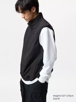 Ветрозащитный жилет Uniqlo, цвет 09 черный