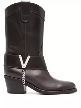 Via Roma 15 ботинки с логотипом, коричневый