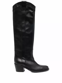 Via Roma 15 ковбойские сапоги, черный