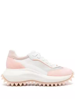 Vic Matie кроссовки со вставками, нейтральный цвет