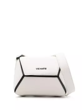 Vic Matie сумка через плечо со вставками, белый