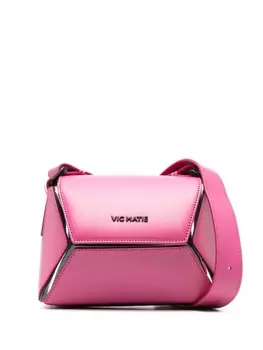 Vic Matie сумка через плечо со вставками, розовый