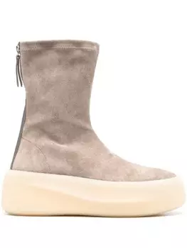Vic Matie замшевые сапоги, нейтральный цвет