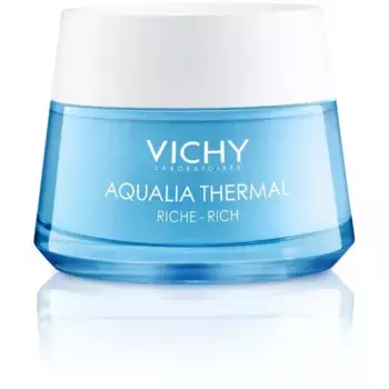 Vichy Aqualia Thermal Rich Регидратирующий крем для лица, банка 50 мл для сухой кожи