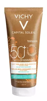 Vichy Capital Soleil Экологичное солнцезащитное молочко SPF 50+ 200 мл Водостойкое