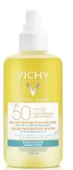 Vichy Capital Soleil Увлажняющая солнечная вода SPF 50 200 мл с гиалуроновой кислотой