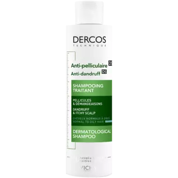 Vichy Dercos DS шампунь против перхоти для нормальных и жирных волос, 200 мл