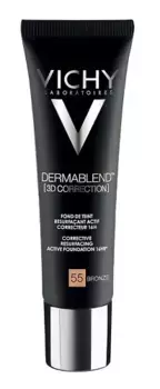 Vichy Dermablend 3D Correction Foundation SPF 25 55 Бронза 30 мл Активный разглаживающий корректор