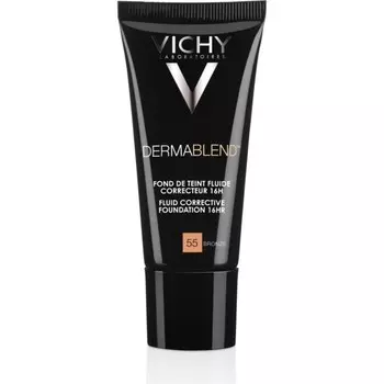 Vichy Dermablend, Корректирующая основа с УФ-фильтром, оттенок 55 Бронзовый, 30 мл