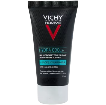 Vichy Homme Hydra Cool+ увлажняющий гель с охлаждающим эффектом, 50 мл