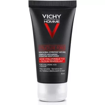 Vichy Homme Structure Force Антивозрастной крем для увлажнения чувствительной кожи 50 мл