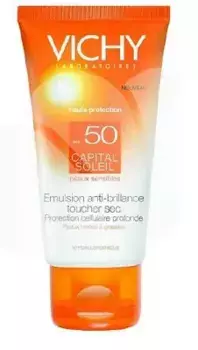 Vichy Idal Soleil Антиблескная эмульсия с сухим эффектом SPF 50 для жирной кожи 50 мл