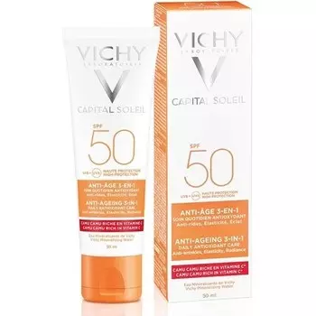 Vichy Idal Soleil Антивозрастной солнцезащитный крем Spf50 50 мл