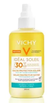 Vichy Ideal Soleil Увлажняющая солнечная вода 200 мл с гиалуроновой кислотой