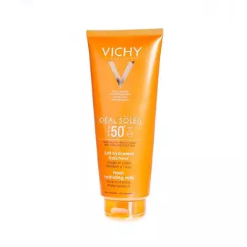 Vichy, Ideal Soleil, защитное молочко для лица и тела, SPF 50+, 300 мл